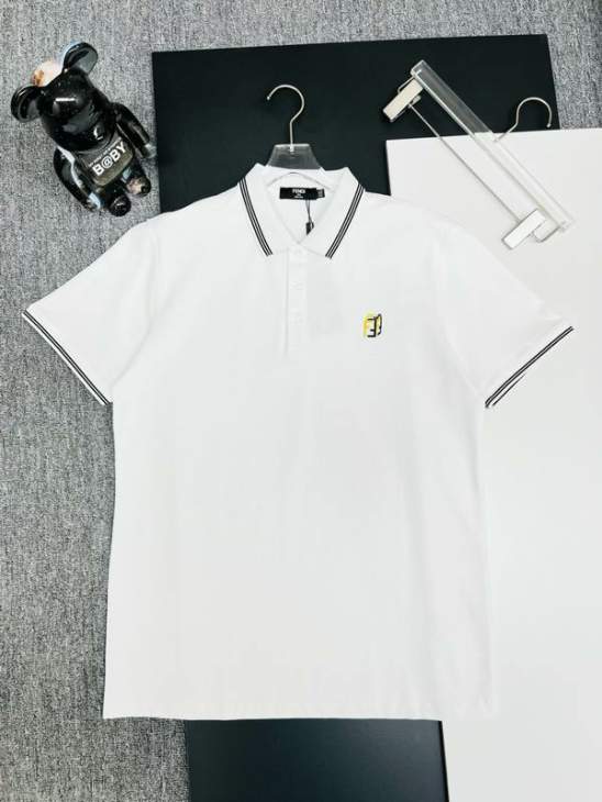 Picture of Fendi Polo Shirts Short _SKUFendiM-3XLaztx940328121